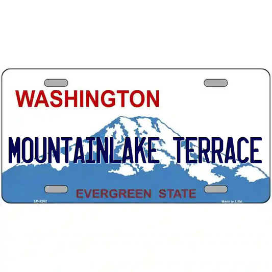 Mountainlake Terrace Washington Metal Sign