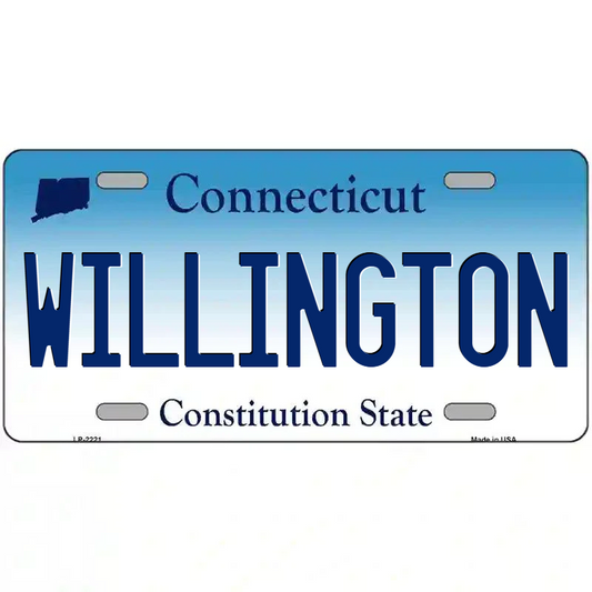 Willington Connecticut Metal Sign