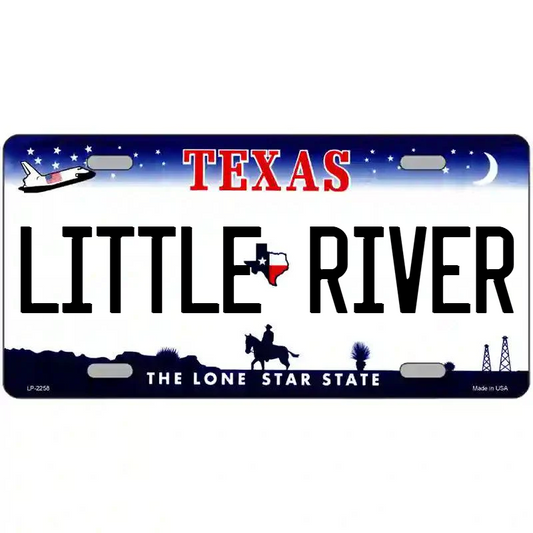 Little River Texas Metal Sign