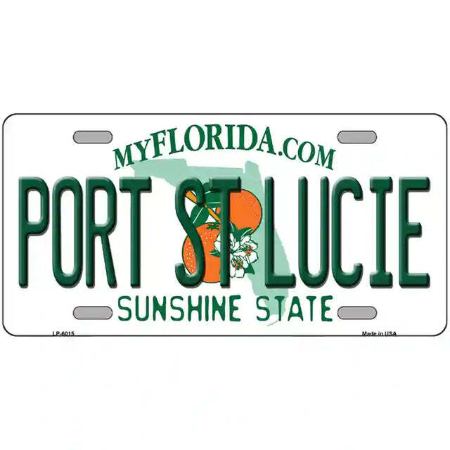 Port St Lucie Florida Metal Sign