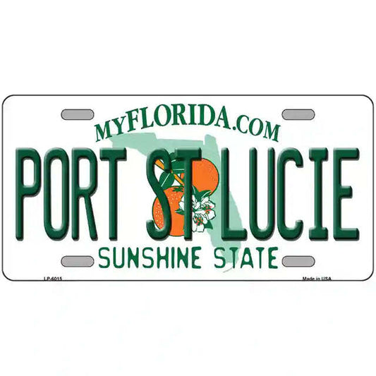 Port St Lucie Florida Metal Sign