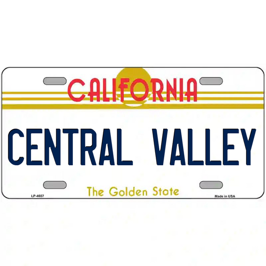 Central Valley California Metal Sign