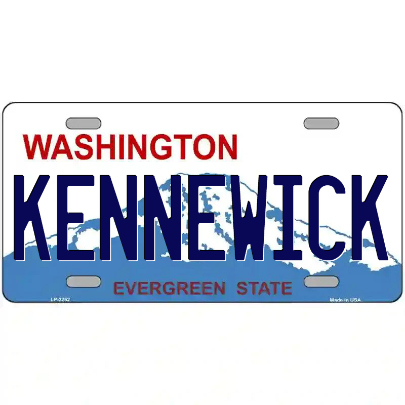 Kennewick Washington Metal Sign