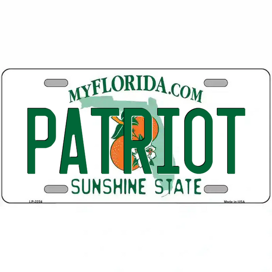 Patriot Florida Metal Sign