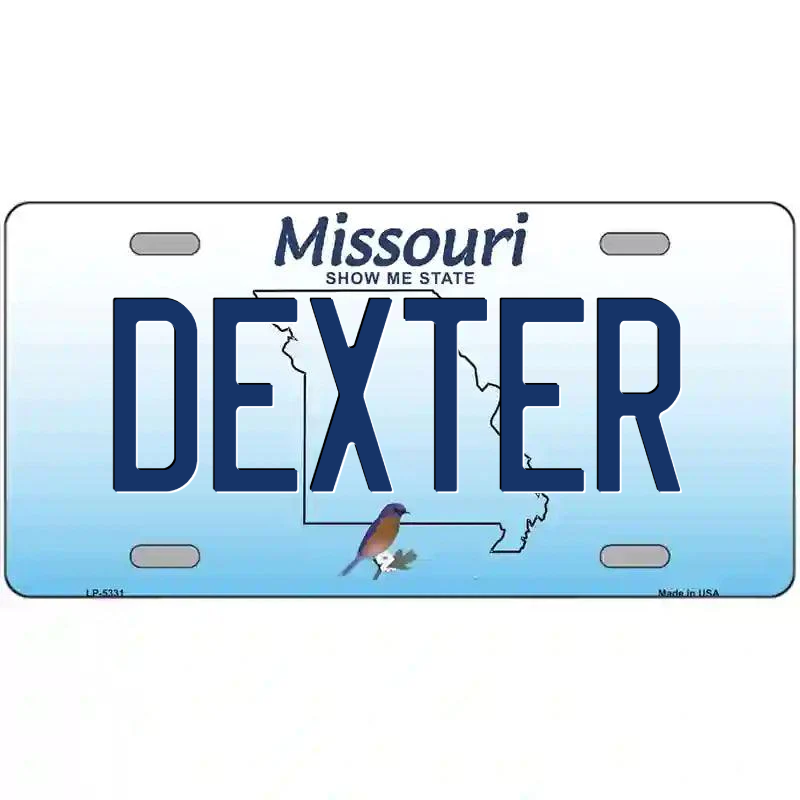 Dexter Missouri Metal Sign