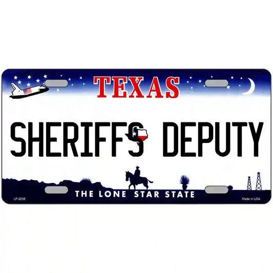 Sheriff's Deputy Texas Metal Sign