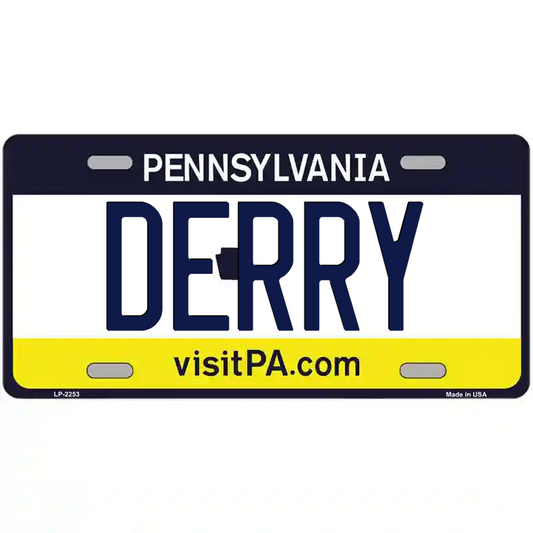 Derry Pennsylvania Metal Sign