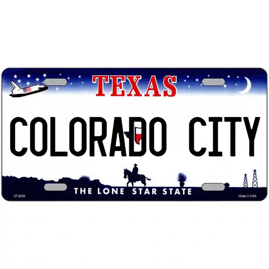 Colorado City Texas Metal Sign