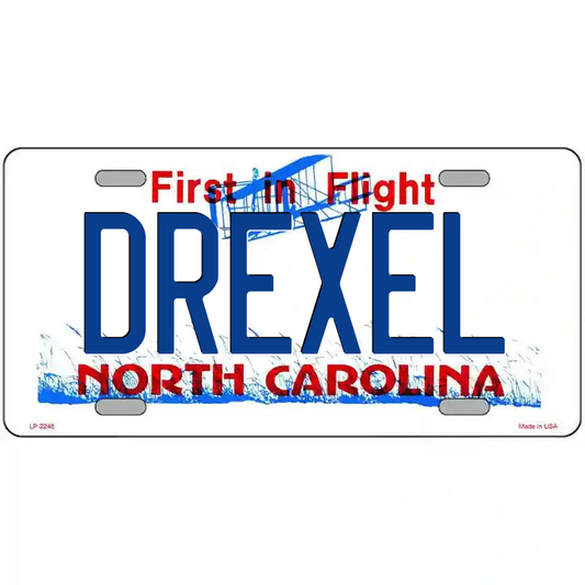Drexel North Carolina Metal Sign