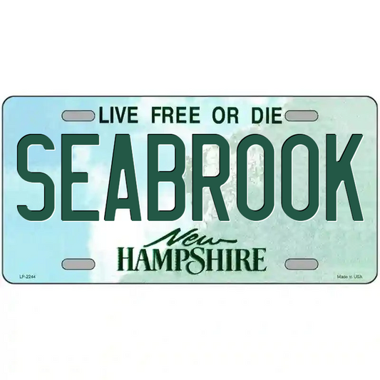 Seabrook New Hampshire Metal Sign
