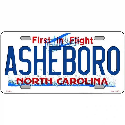 Asheboro North Carolina Metal Sign