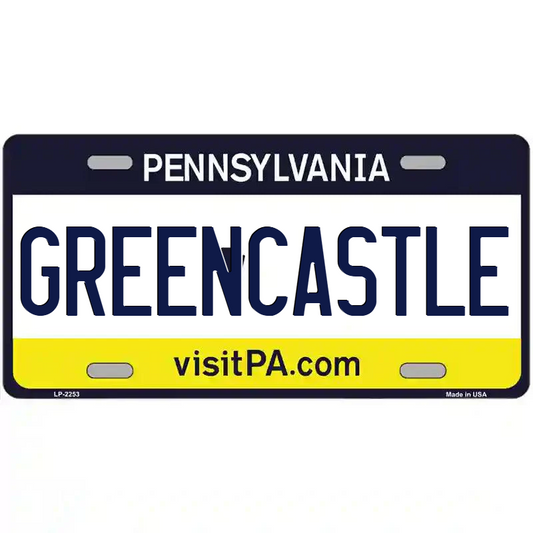 Greencastle Pennsylvania Metal Sign