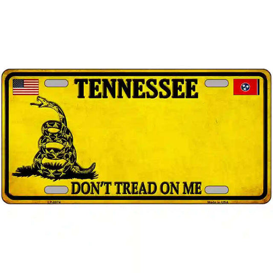 Tennessee Don't Tread on Me Metal Sign