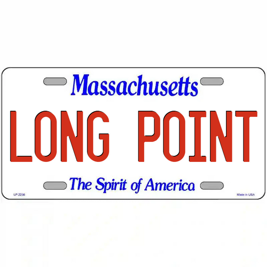 Long Point Massachusetts Metal Sign