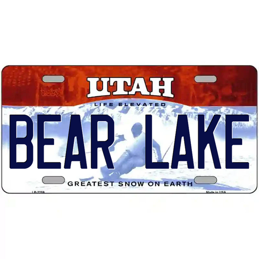 Bear Lake Utah Metal Sign