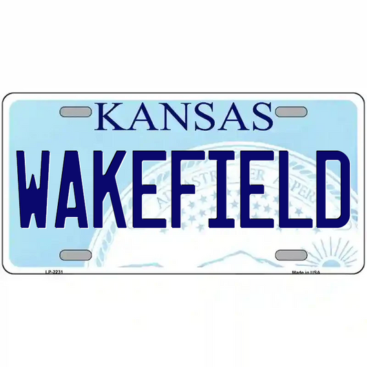 Wakefield Kansas Metal Sign