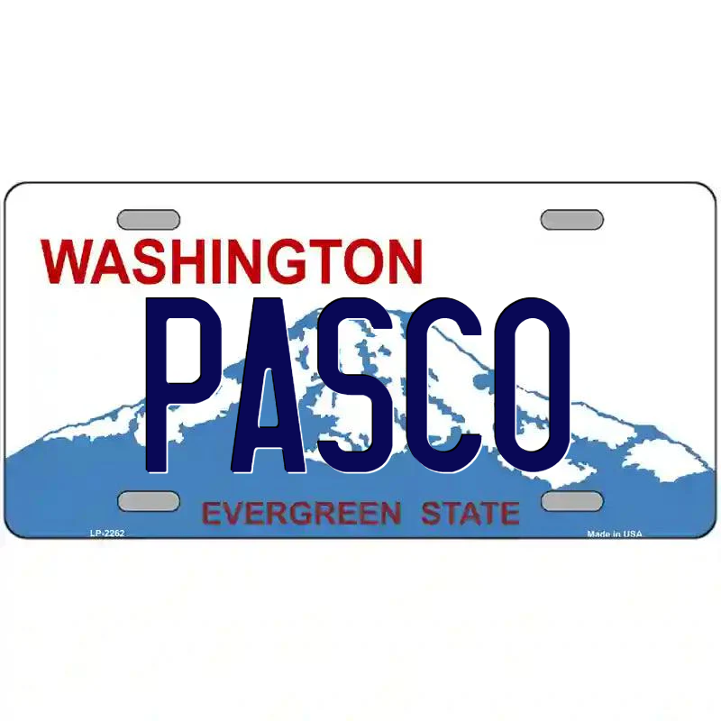Pasco Washington Metal Sign