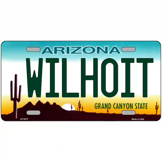 Wilhoit Arizona Metal Sign