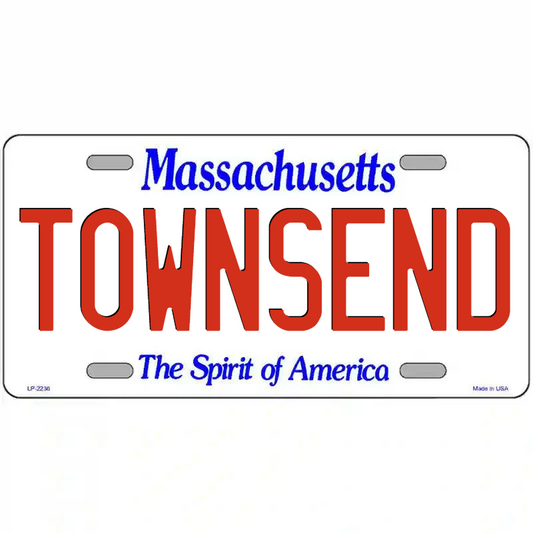 Townsend Massachusetts Metal Sign