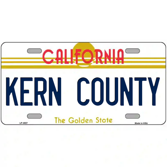 Kern County California Metal Sign