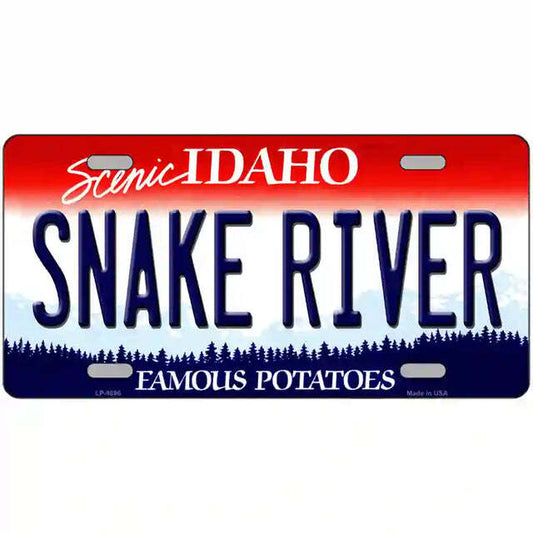 Snake River Idaho Metal Sign