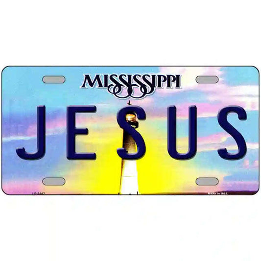 Jesus Mississippi Metal Sign