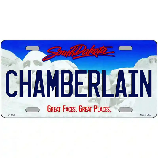 Chamerlain South Dakota Metal Sign