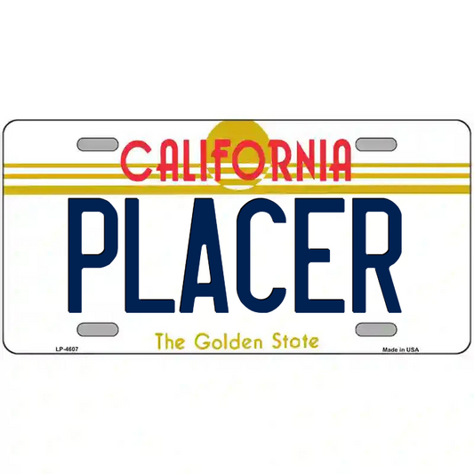 Placer County California Metal Sign