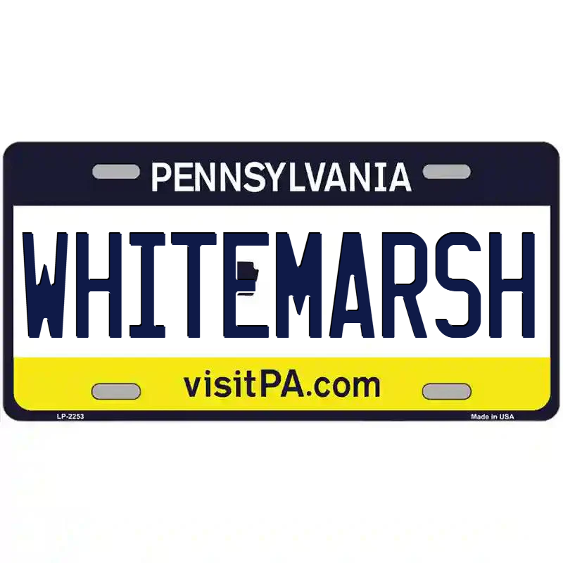 Whitemarsh Pennsylvania Metal Sign