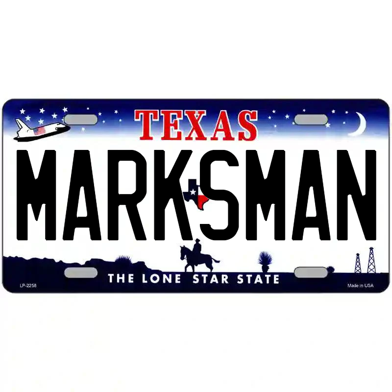 Marksman Texas Metal Sign