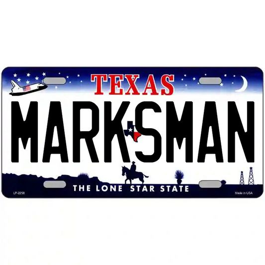 Marksman Texas Metal Sign