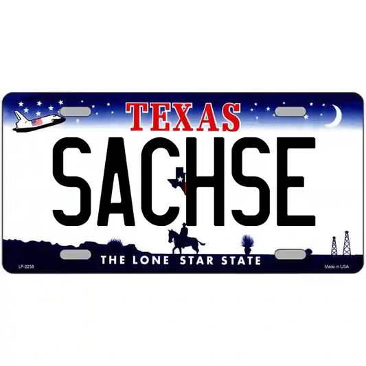 Sachse Texas Metal Sign