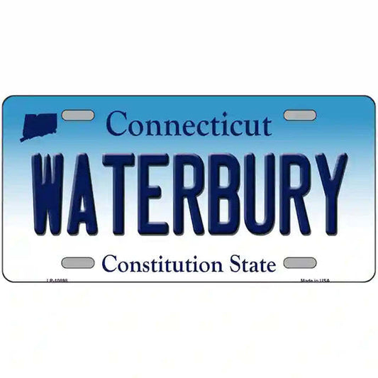 Waterbury Connecticut Metal Sign