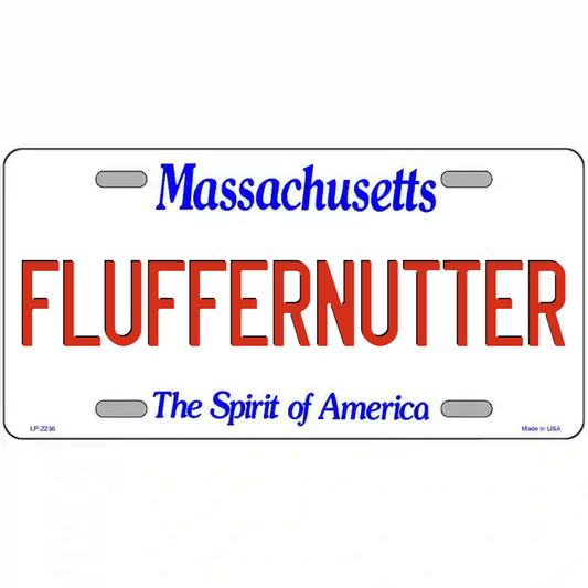 Fluffernutter Massachusetts Metal Sign
