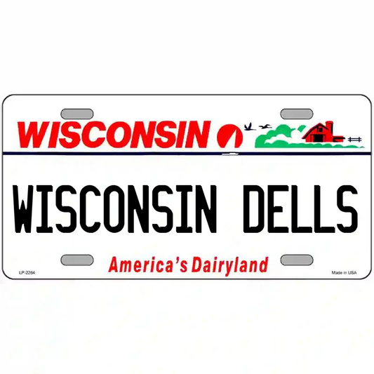 Wisconsin Dells Wisconsin Metal Sign