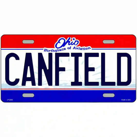 Canfield Ohio Metal Sign