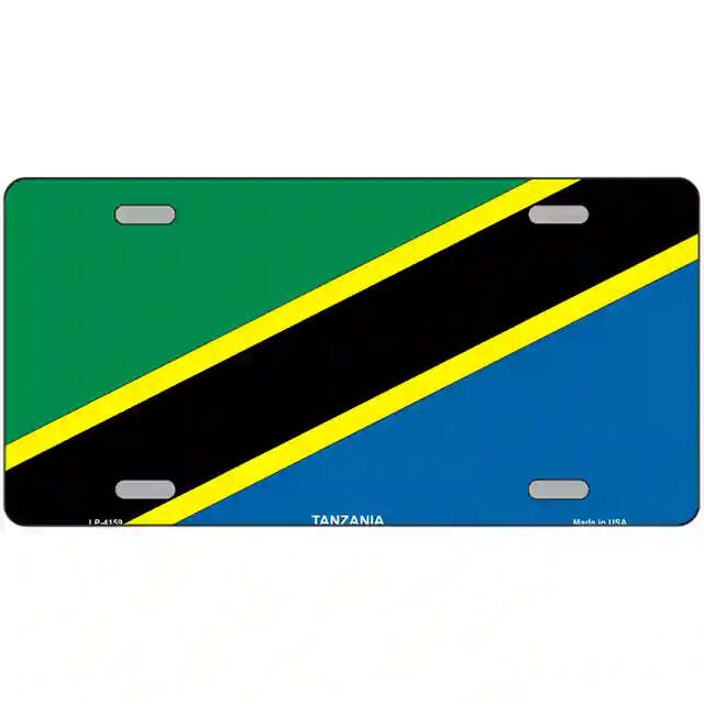 Tanzania Flag Metal Sign