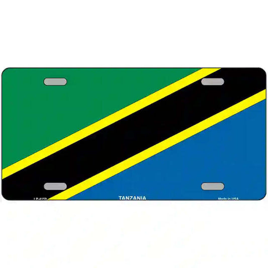 Tanzania Flag Metal Sign