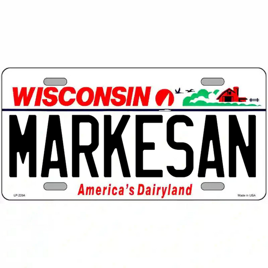 Markesan Wisconsin Metal Sign