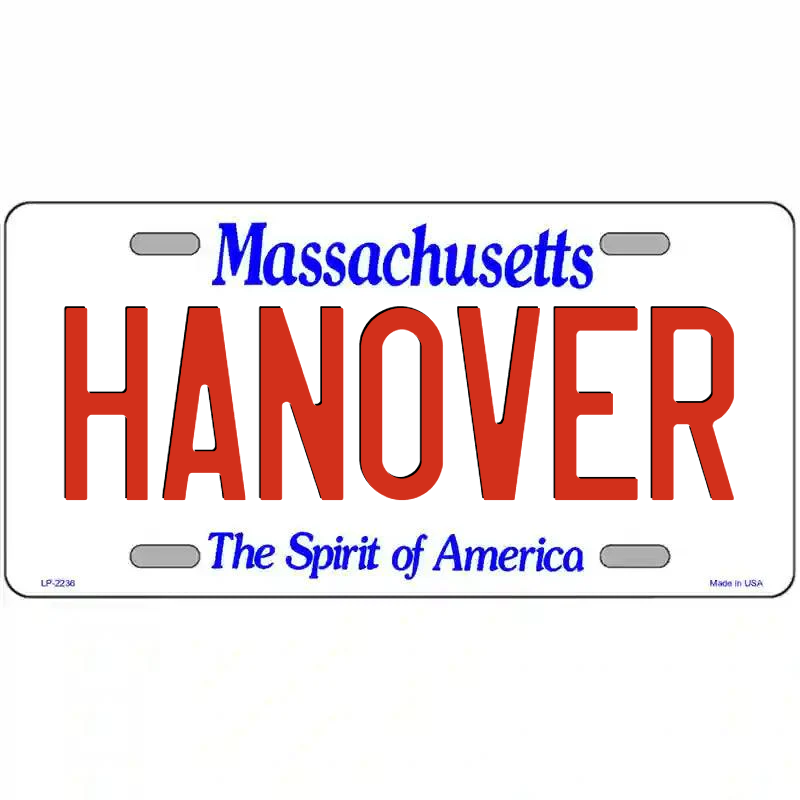 Hanover Massachusetts Metal Sign