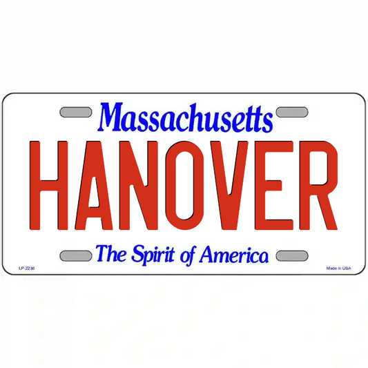 Hanover Massachusetts Metal Sign