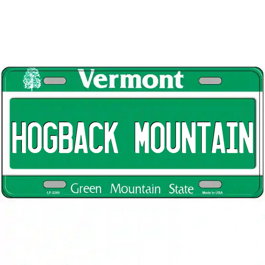 Hogback Mountain Vermont Metal Sign