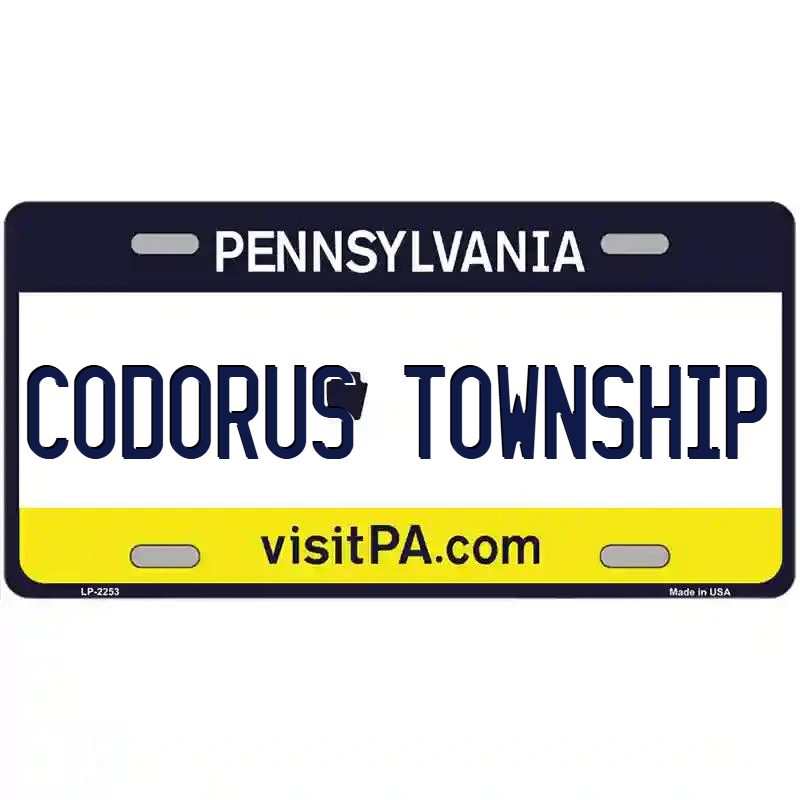 Codorus Township Pennsylvania Metal Sign