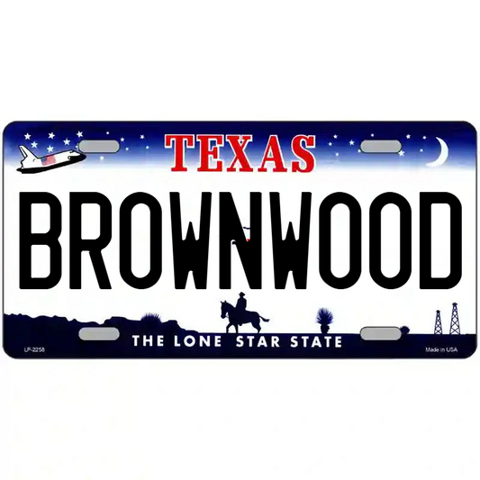 Brownwood Texas Metal Sign