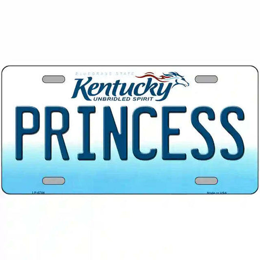 Princess Kentucky Metal Sign