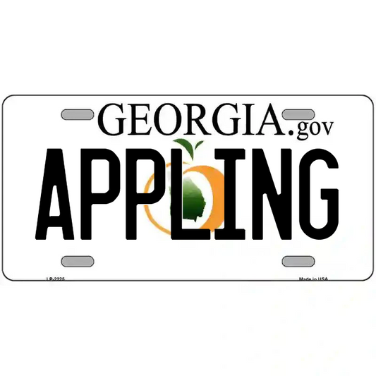 Appling Georgia Metal Sign