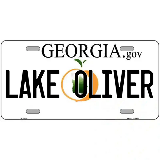 Lake Oliver Georgia Metal Sign