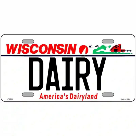 Dairy Wisconsin Metal Sign