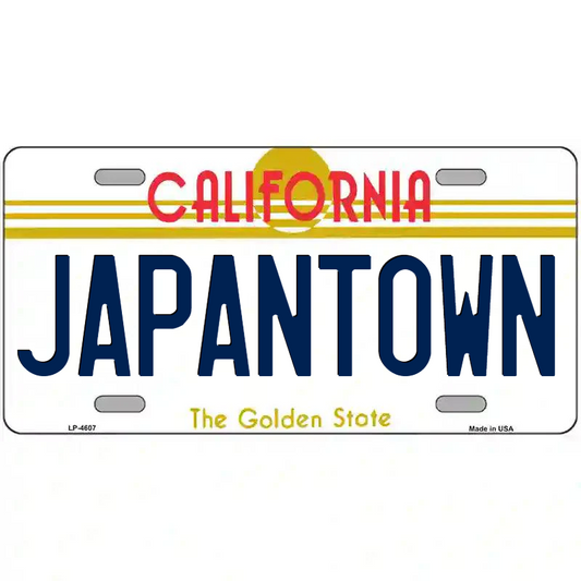 Japantown California Metal Sign