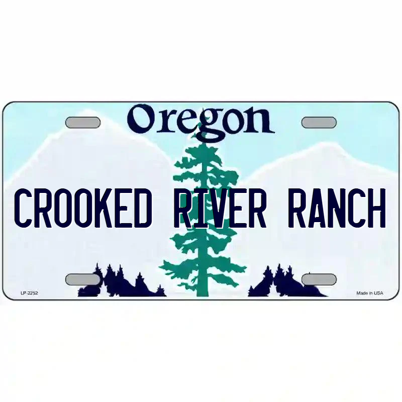 Crooked River Ranch Oregon Metal Sign